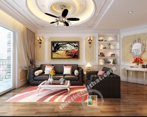 Mẫu thiết kế Sofa da 037